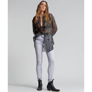 ONE TEASPOON NWT Freebirds II High Waist Stretch Skinny Denim Jeans-Soho Haze 24